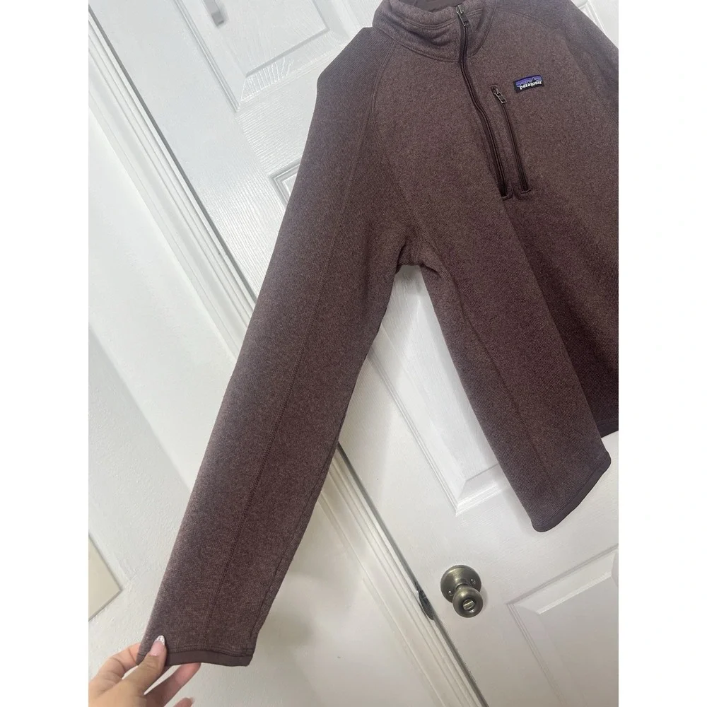 Patagonia Better Sweater 1/4‎ Zip Pullover Unisex Brown Fleece Casual Outdoor M